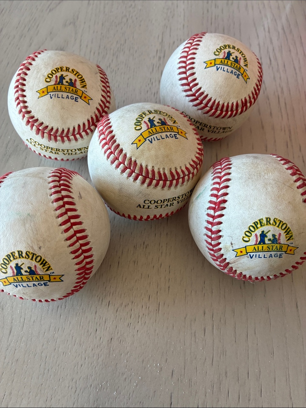 Cooperstown All Star Village Baseballs (5)